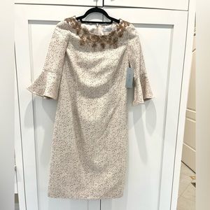 Brand new with Tags. Rickie freeman by Teri Jon size 6. Gorgeous gold brocade